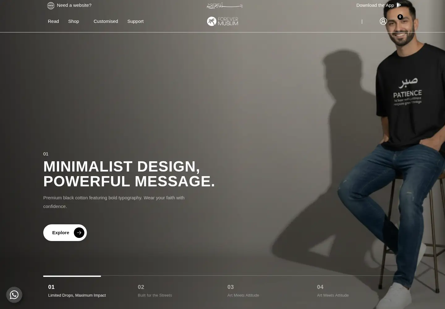 Screenshot of forevermuslim.in