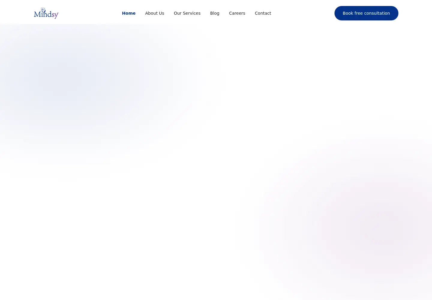 Captured homepage of mindsy.in in the current scan