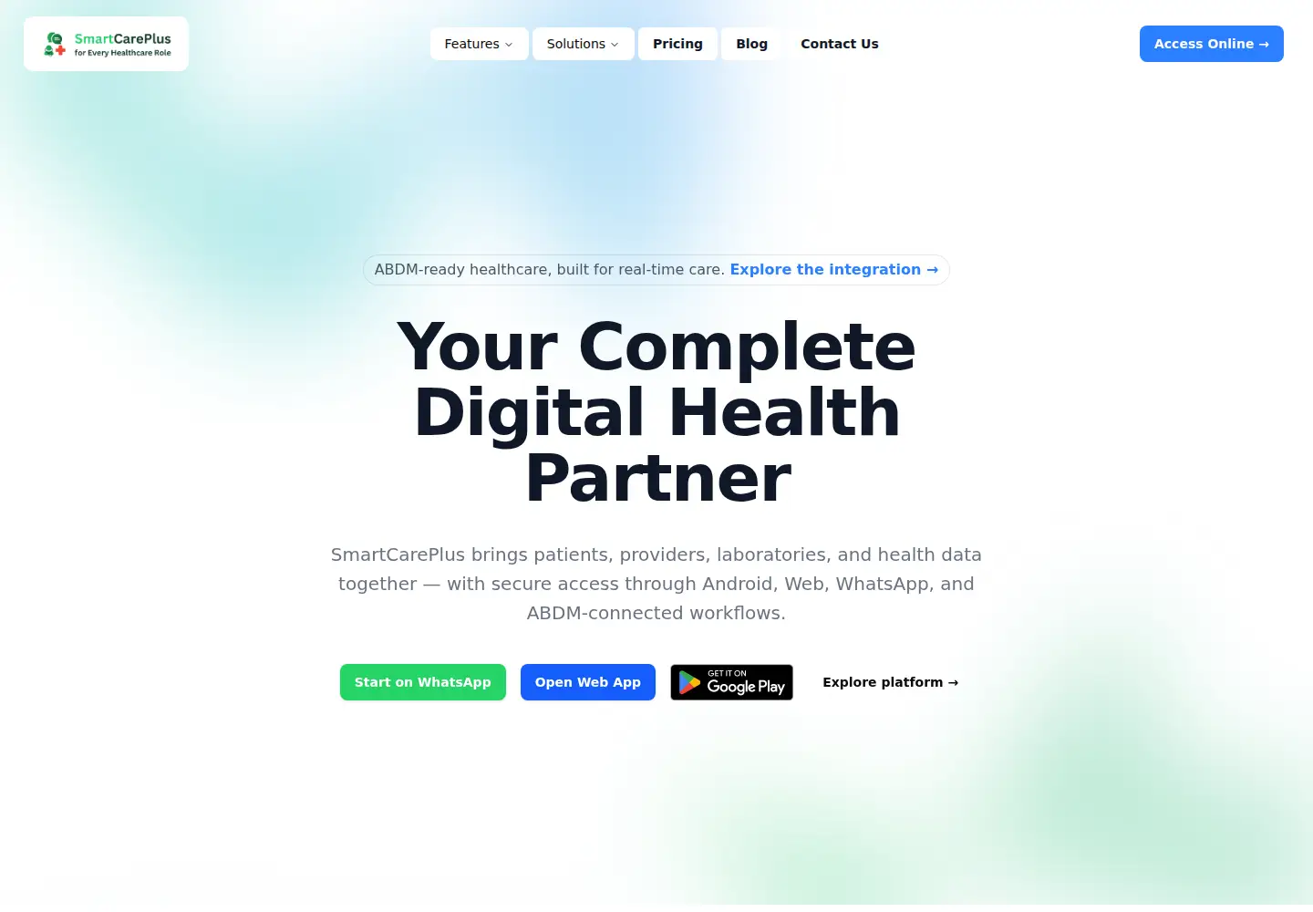 Screenshot of smartcareplus.in
