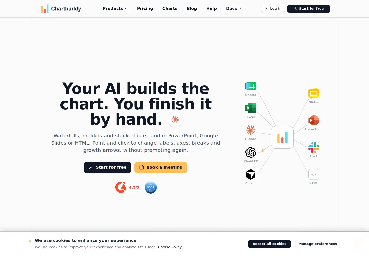 Screenshot of chartbuddy.io