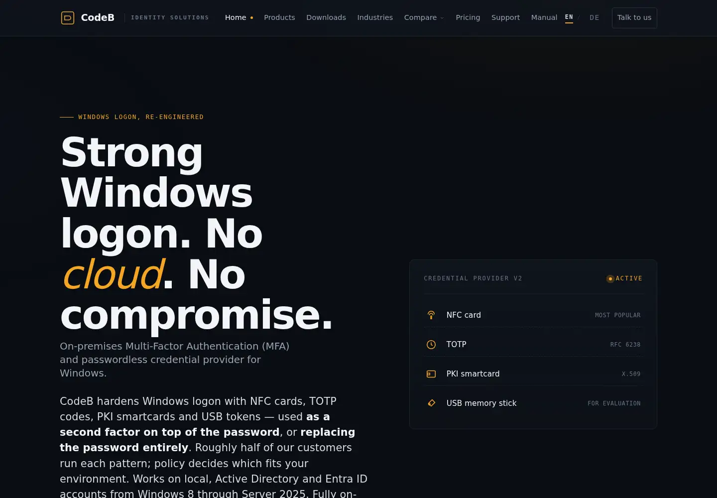 Screenshot of codeb.io
