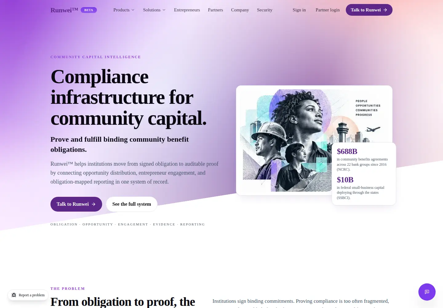 Screenshot of runwei.io