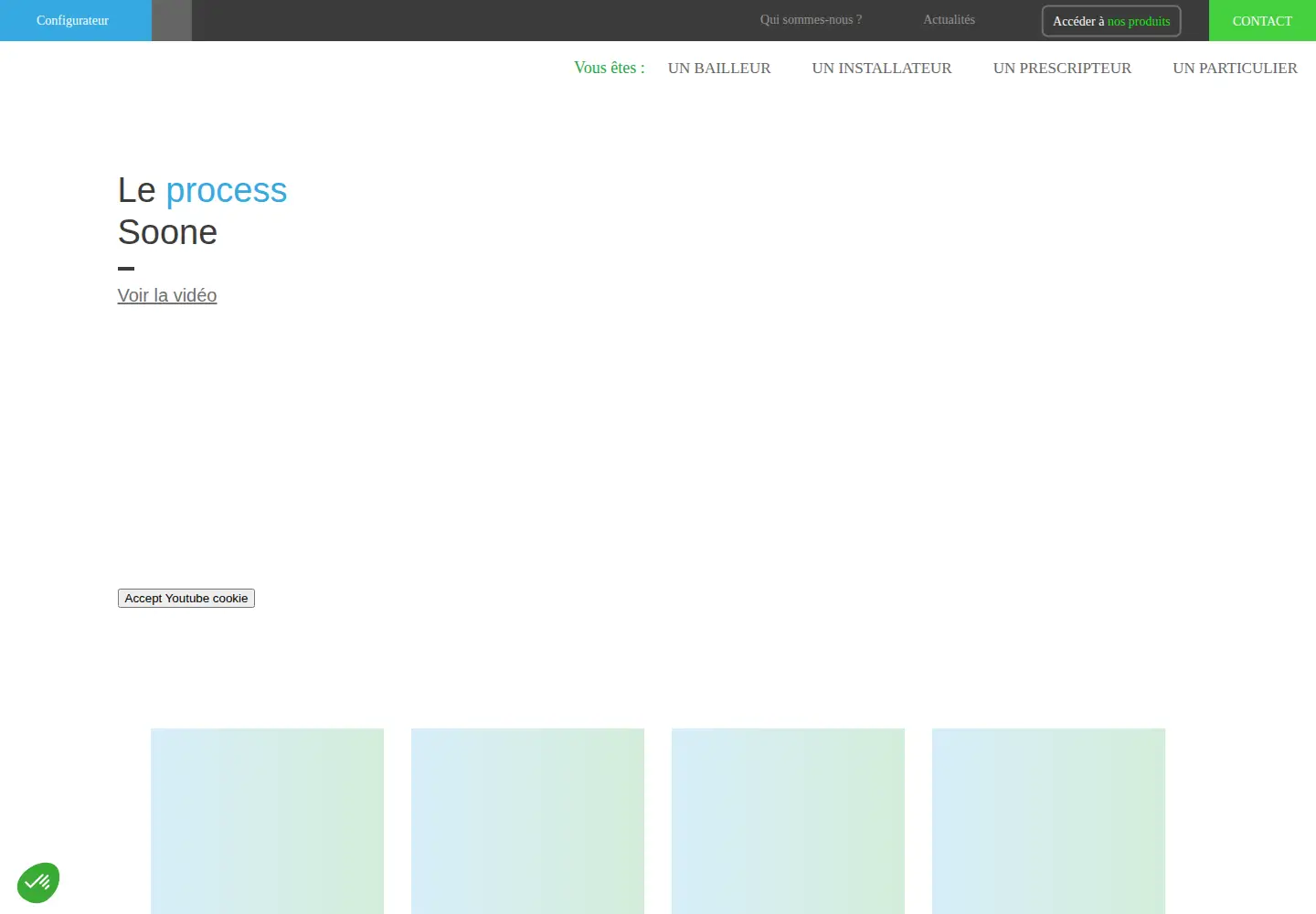 Captured homepage of soone.io in the current scan