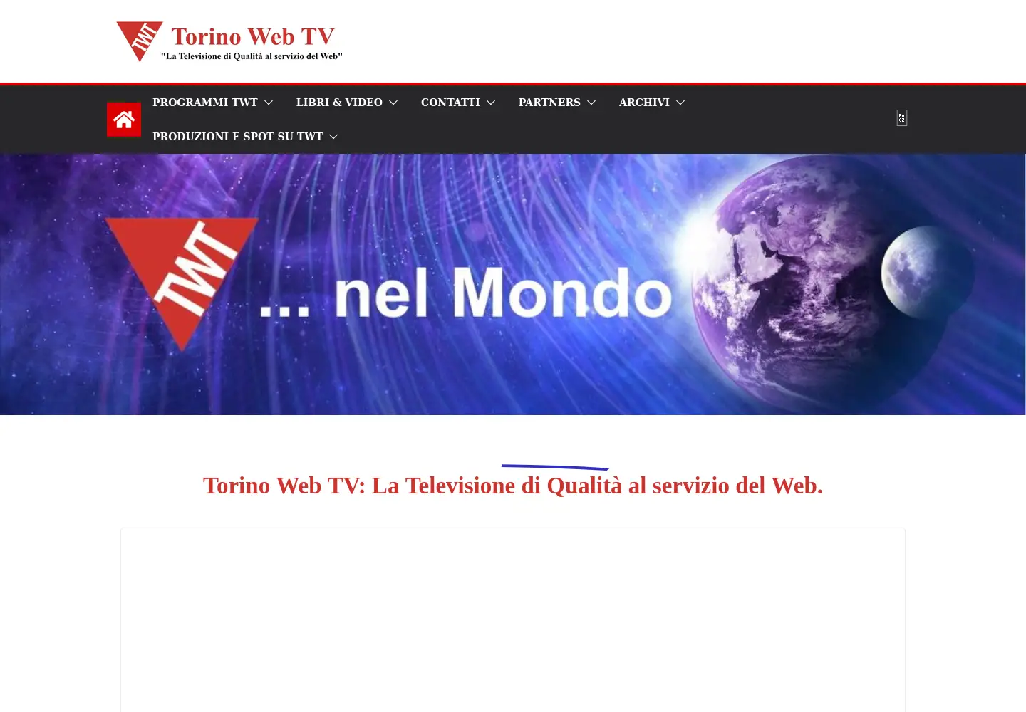 Screenshot of torinowebtv.it