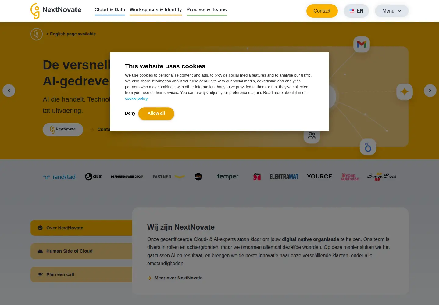 Screenshot of nextnovate.com