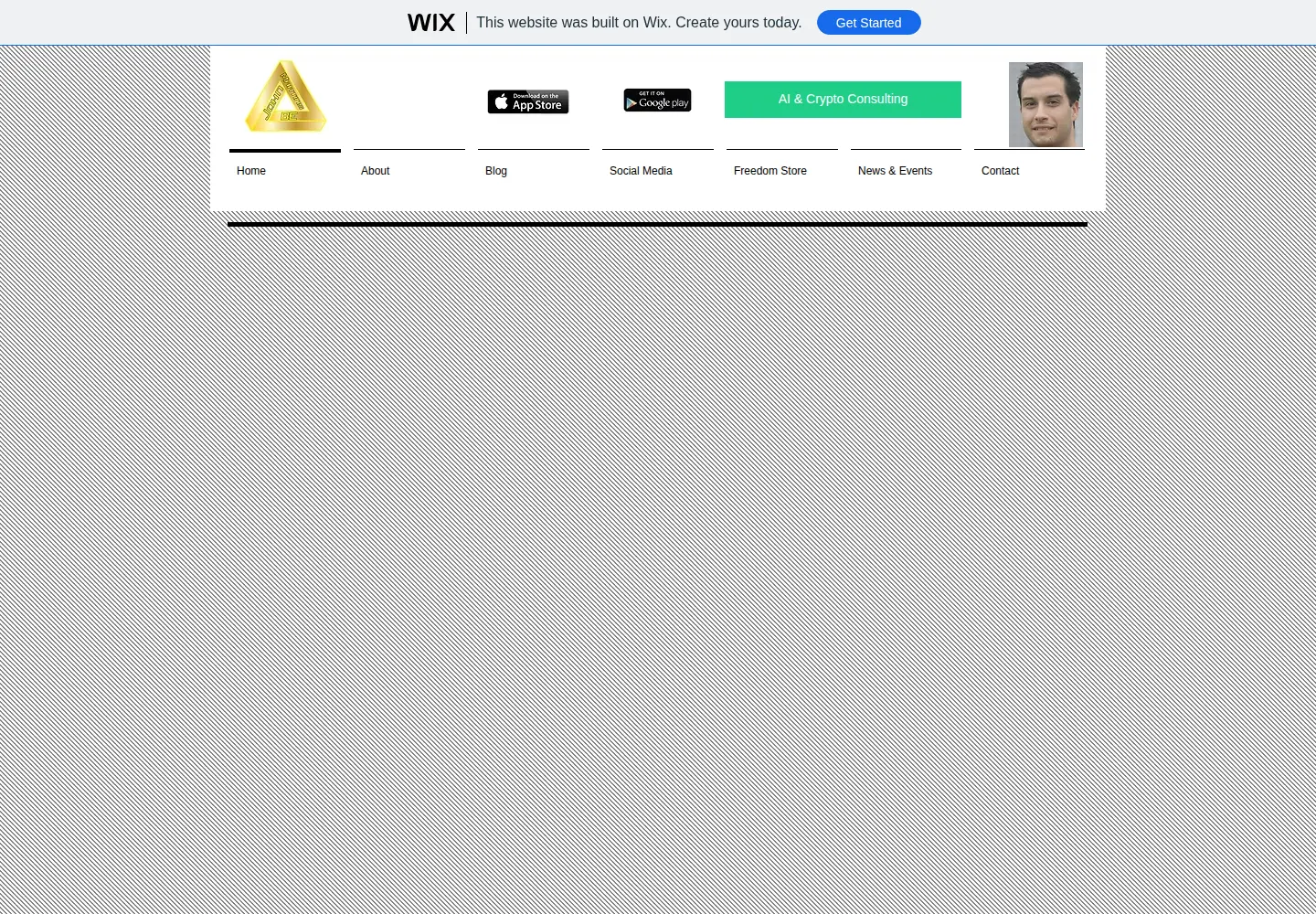 Screenshot of johnbemartins.com