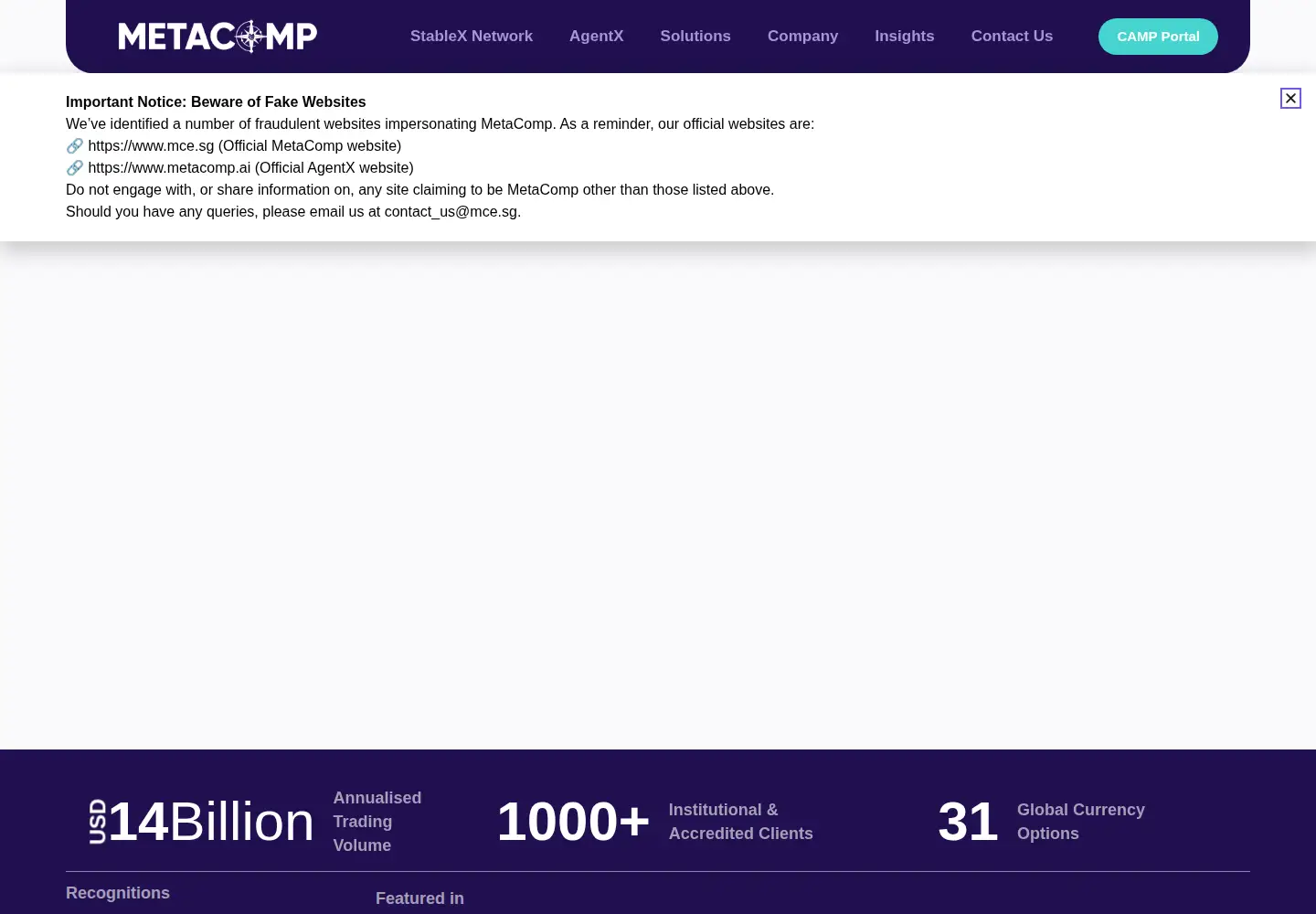 Screenshot of mce.sg