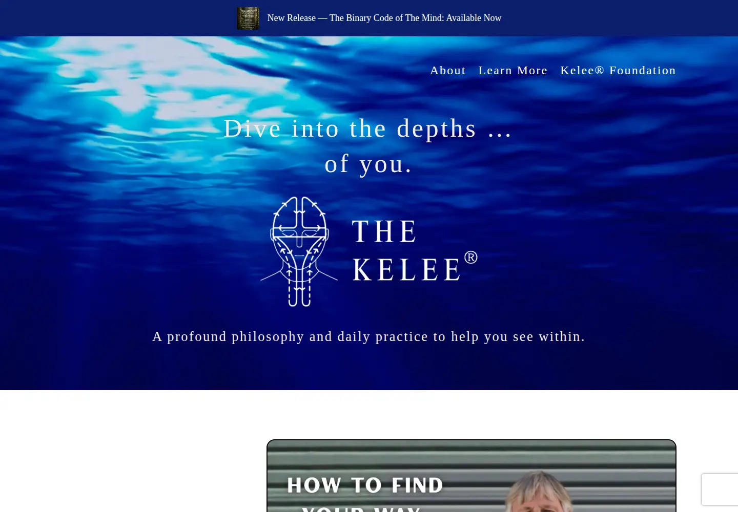Captured homepage of thekelee.com in the current scan
