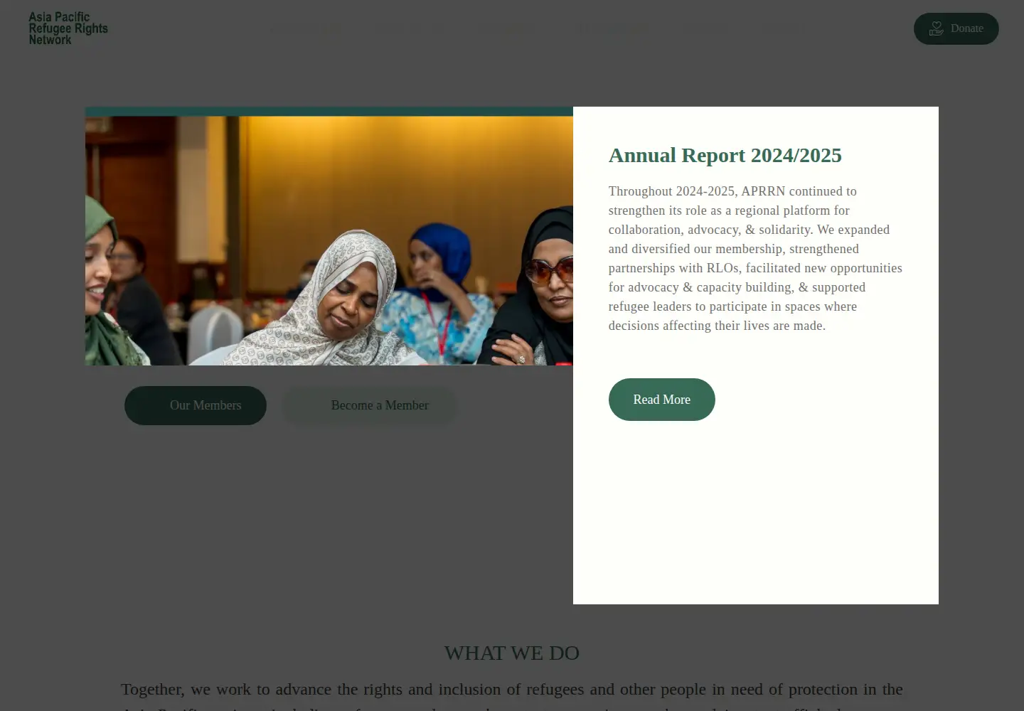 Screenshot of aprrn.org
