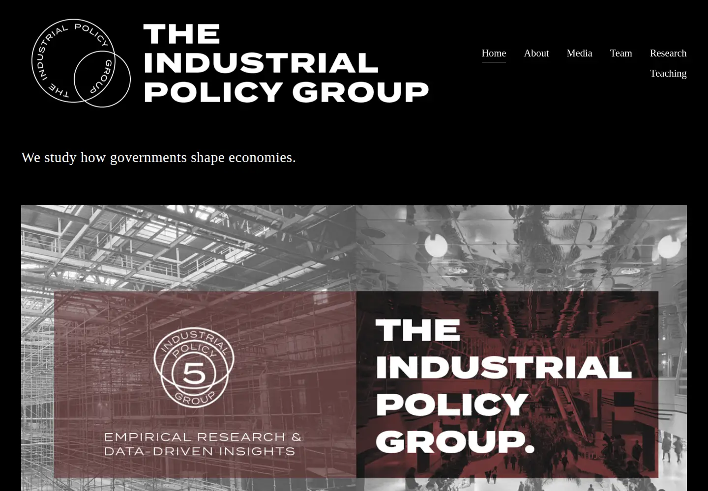 Screenshot of industrialpolicygroup.com