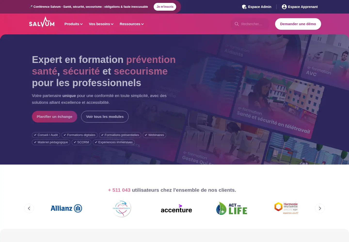 Screenshot of salvum.org