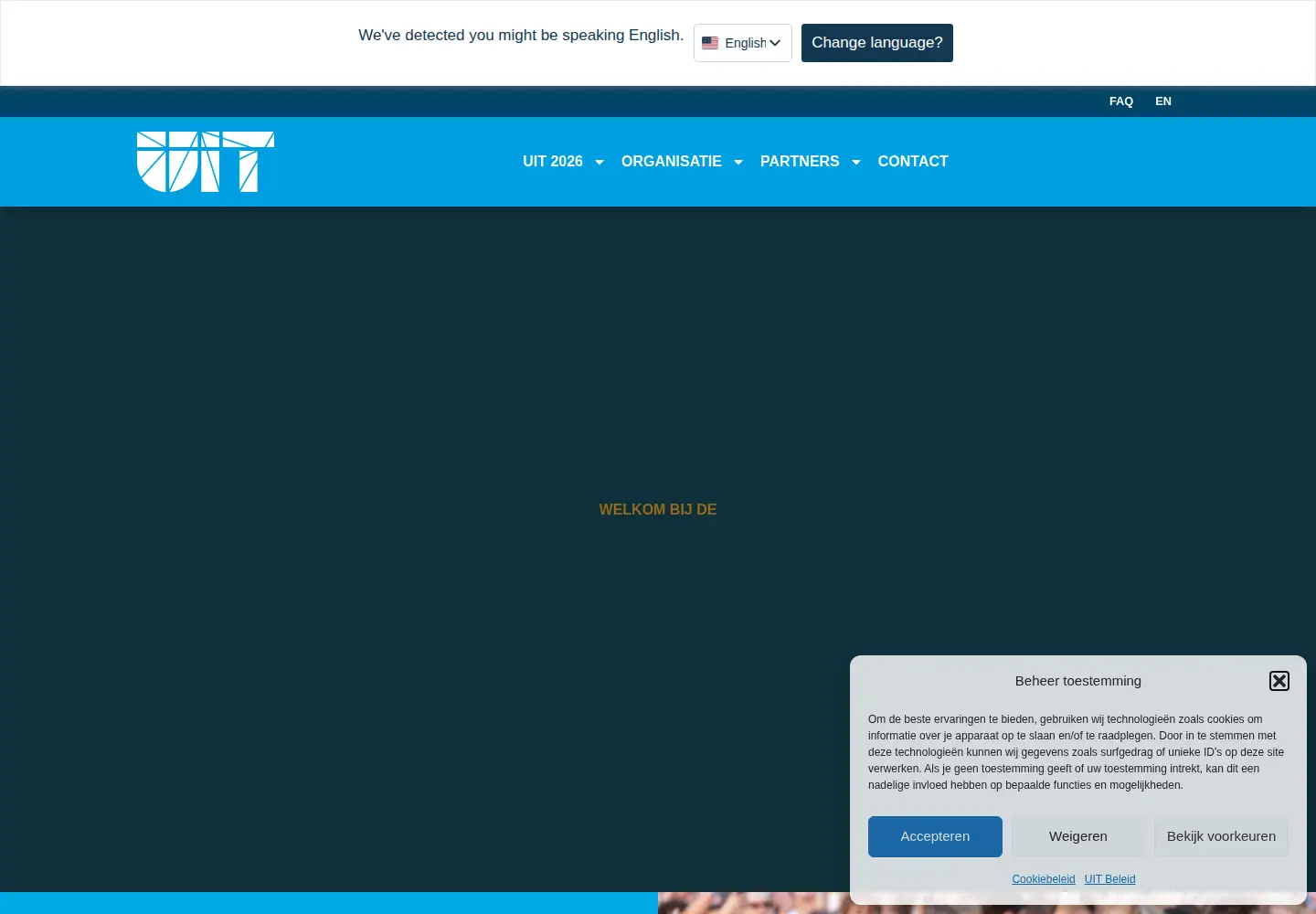 Screenshot of utrechtseintroductietijd.nl
