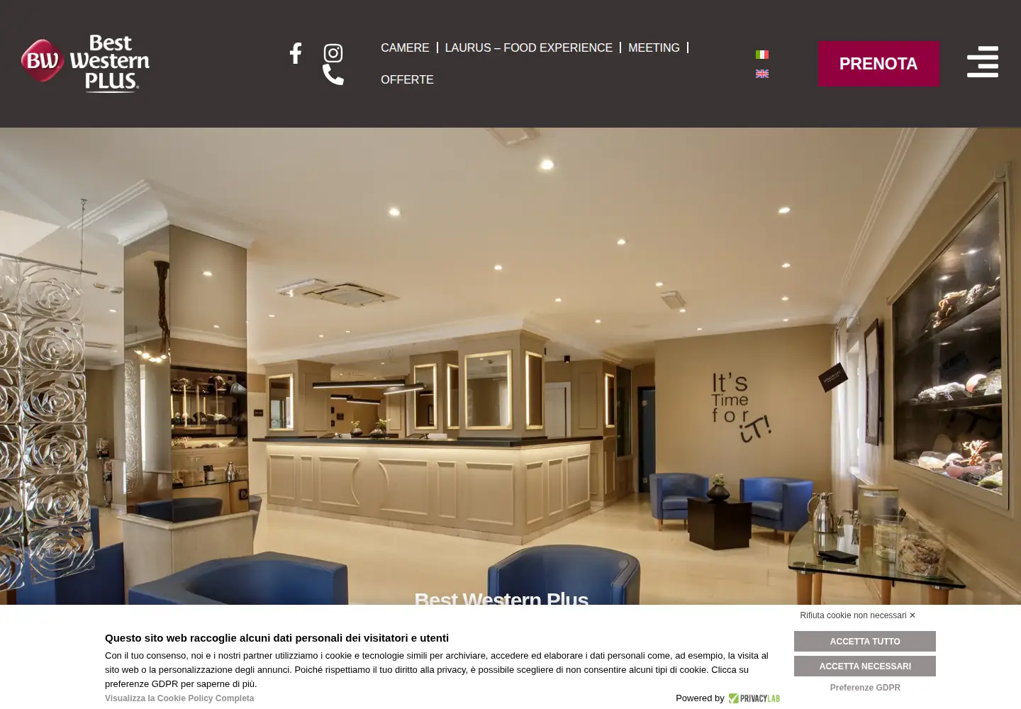 Captured homepage of globushotel.com in the current scan