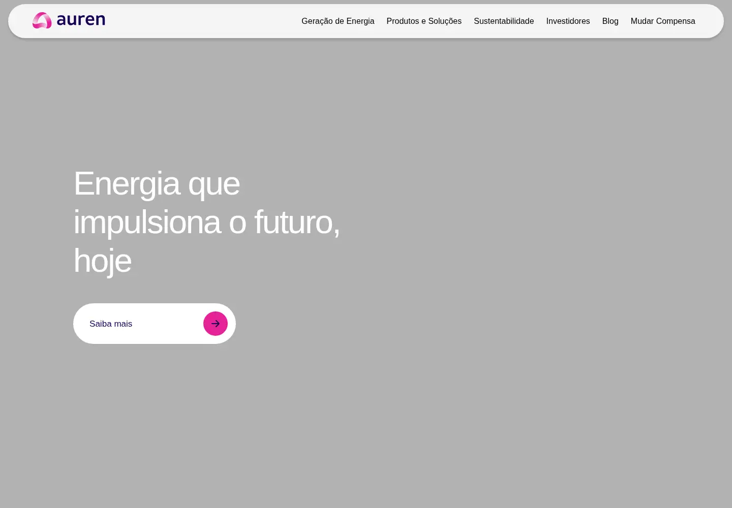 Captured homepage of aurenenergia.com.br in the current scan