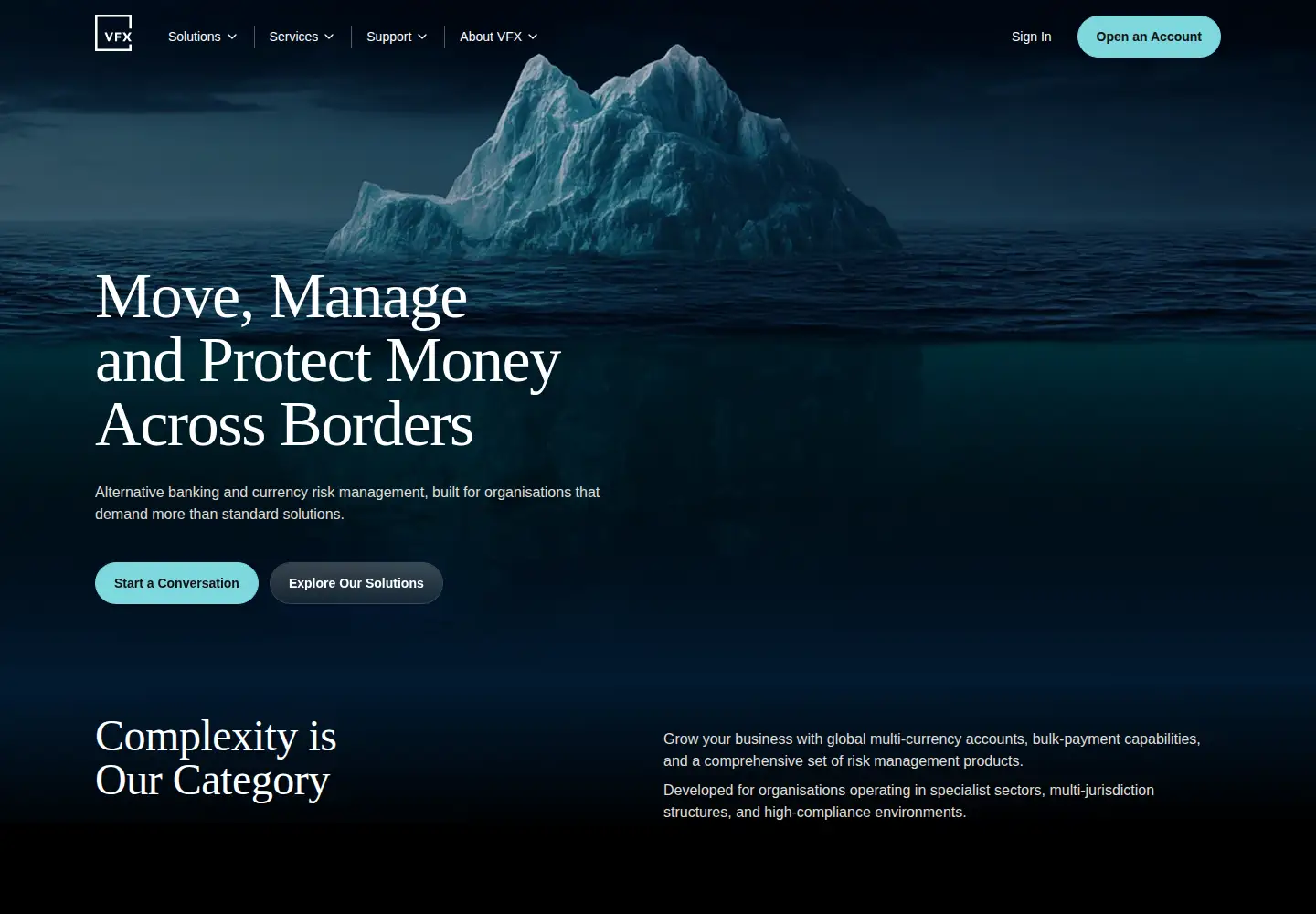 Screenshot of vfxfinancial.com