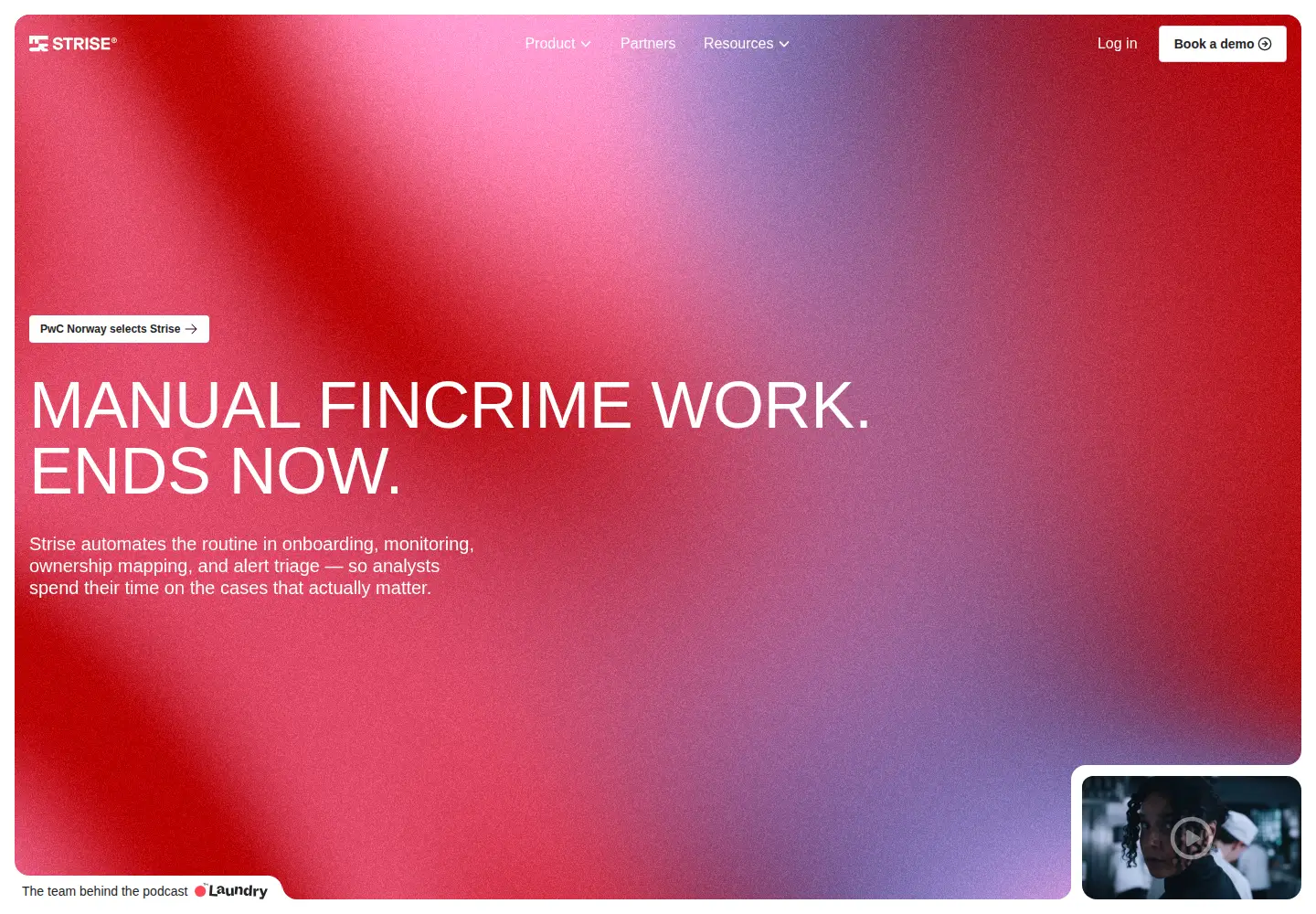 Screenshot of strise.ai