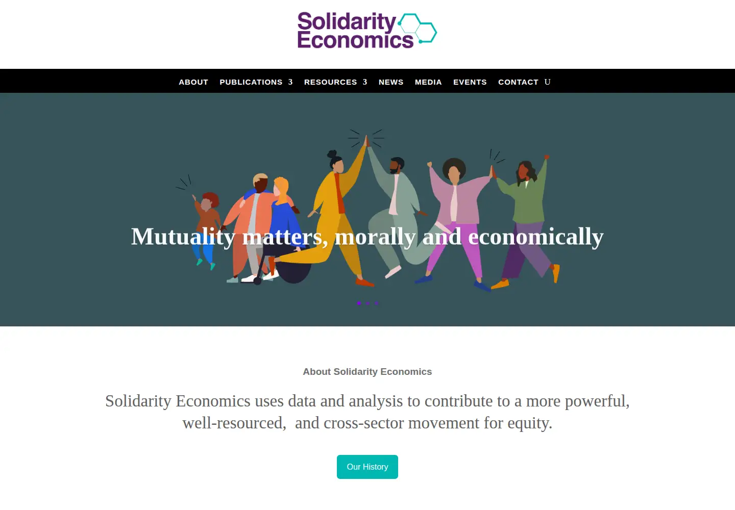 Screenshot of solidarityeconomics.org