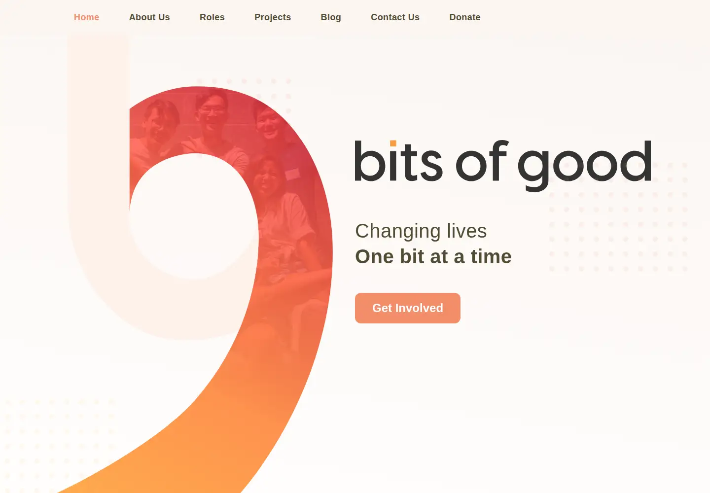 Screenshot of bitsofgood.org