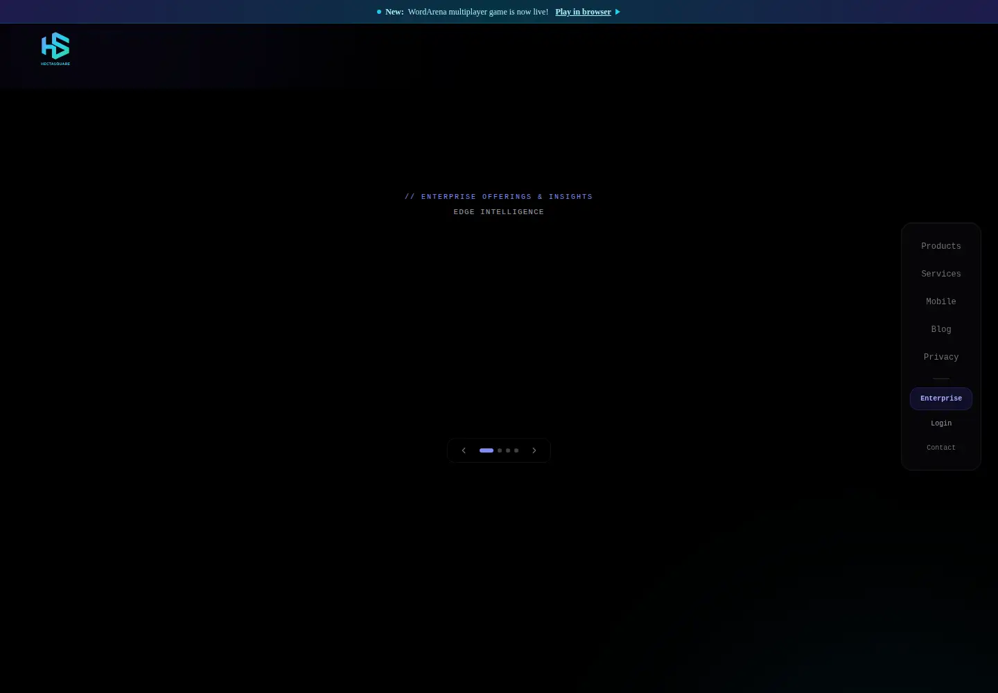 Screenshot of hectasquare.com