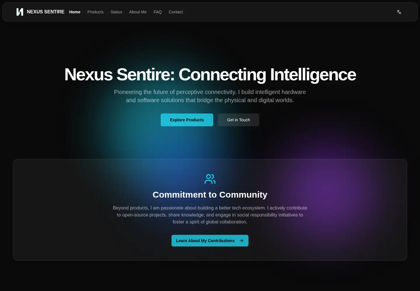 Screenshot of nexus.io.vn