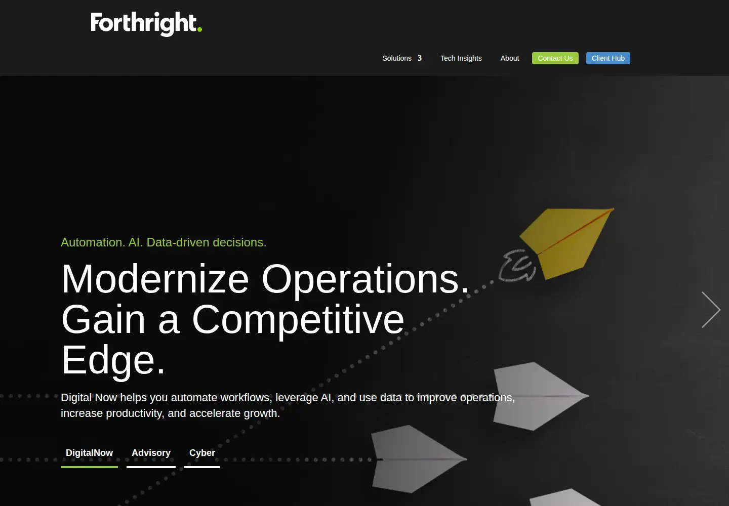 Screenshot of forthright.com