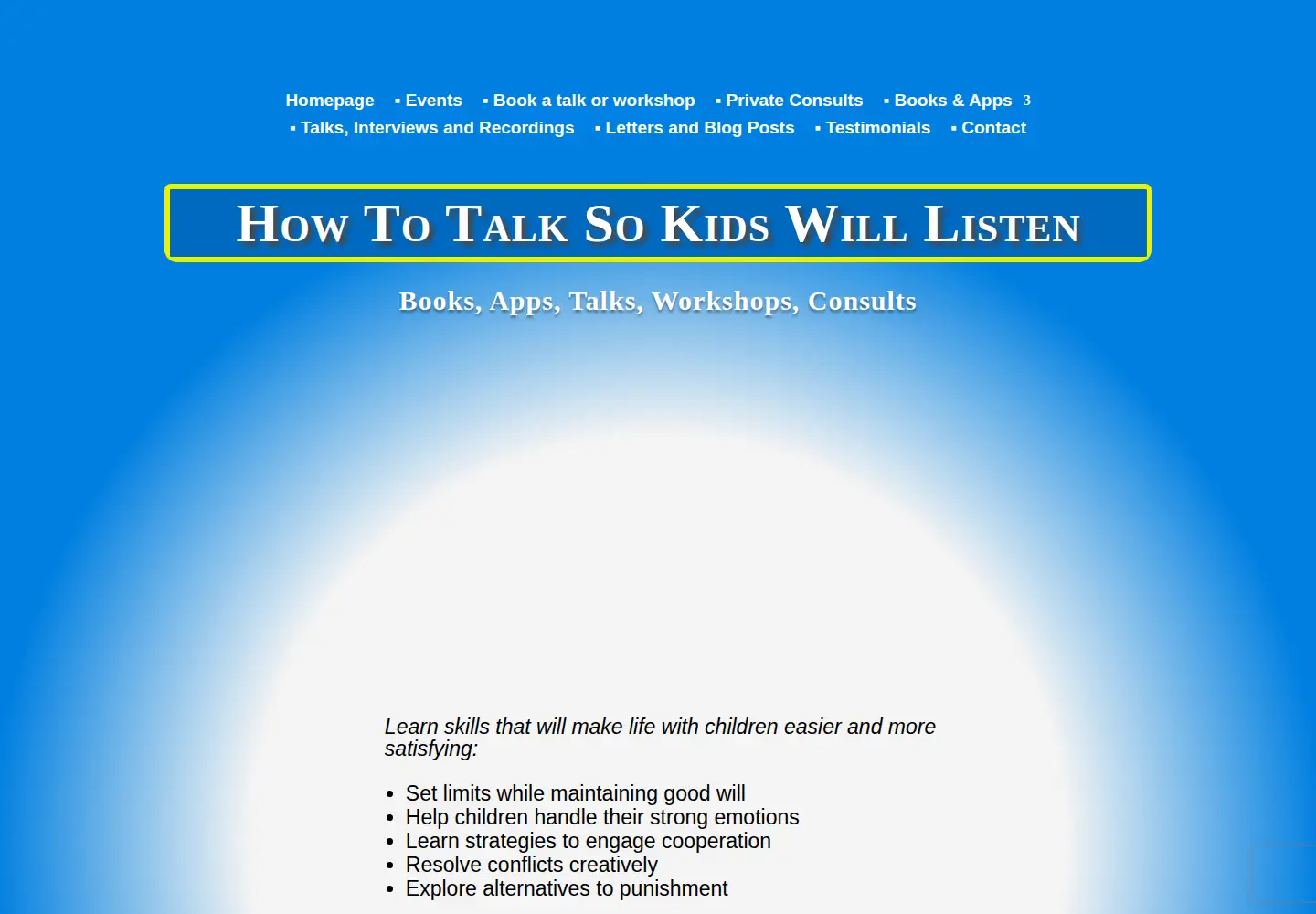Screenshot of how-to-talk.com