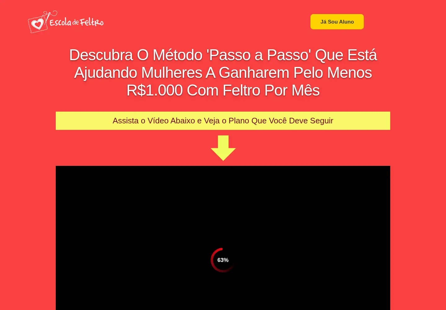 Captured homepage of escoladefeltro.com.br in the current scan