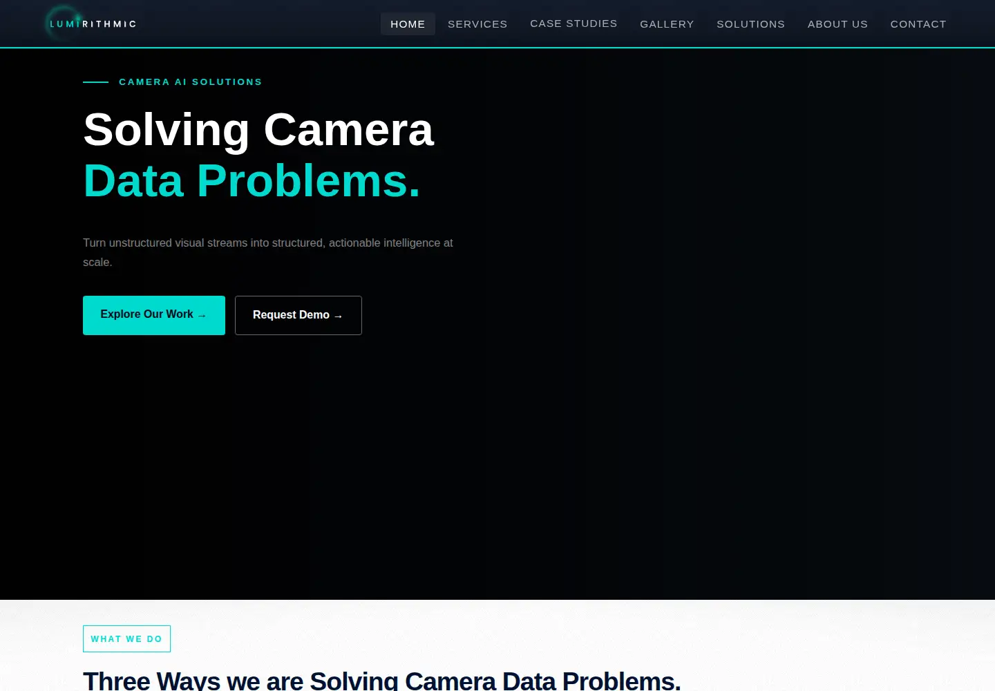Screenshot of lumirithmic.com