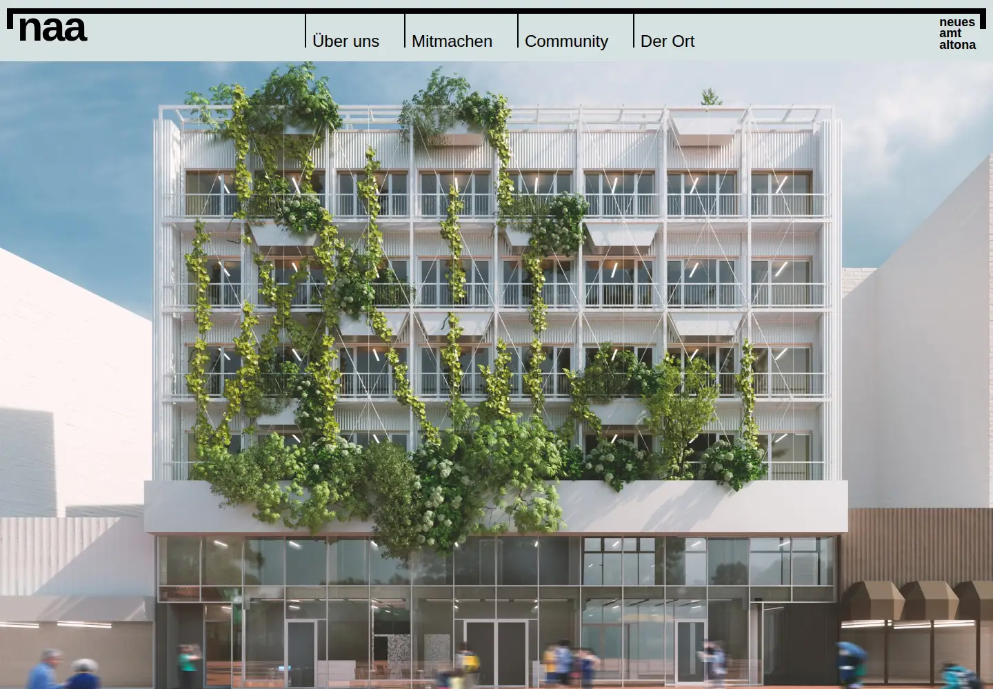 Screenshot of neuesamt.org