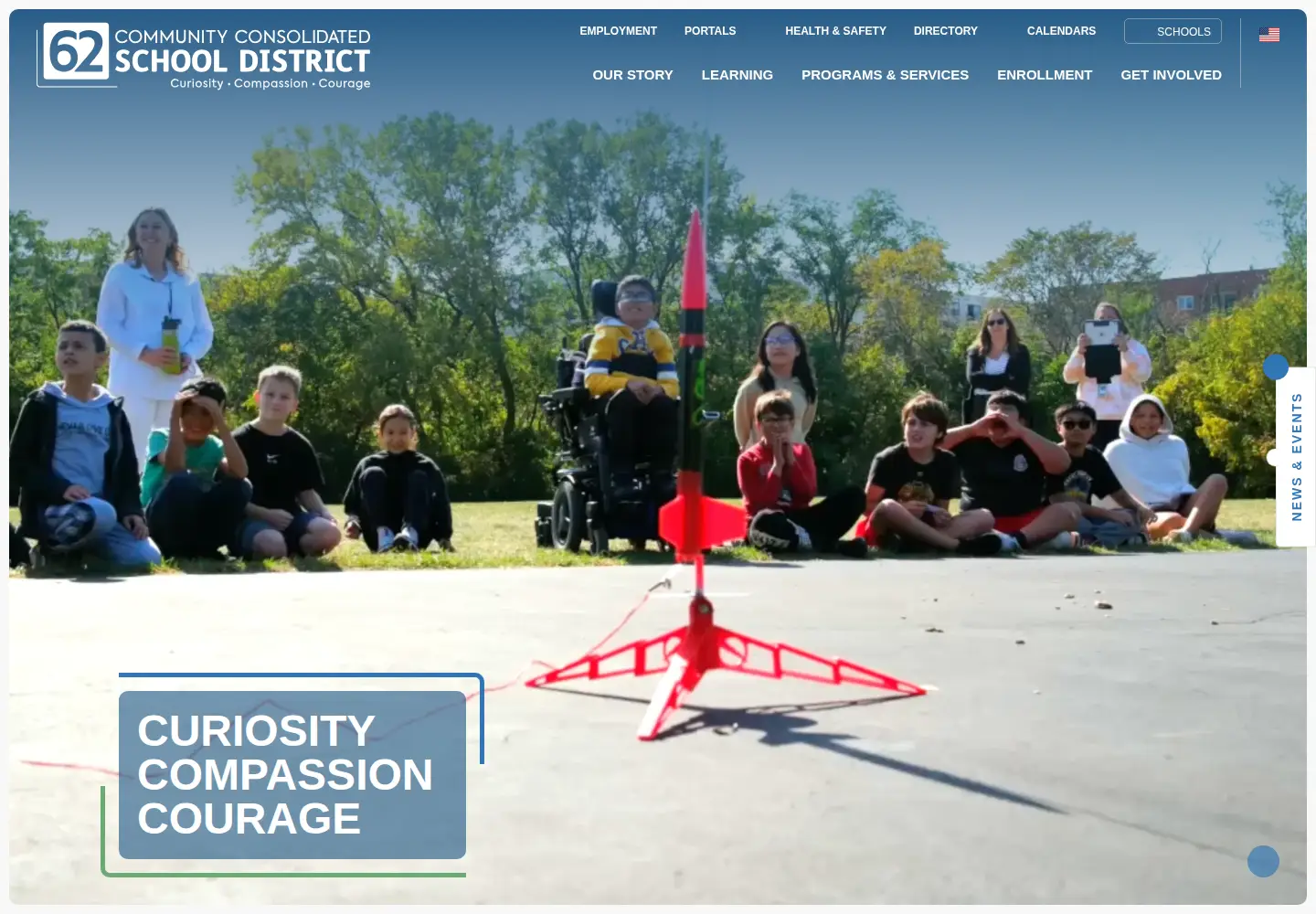 Screenshot of d62.org