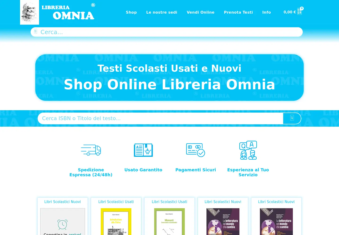 Screenshot of libreriaomnia.it