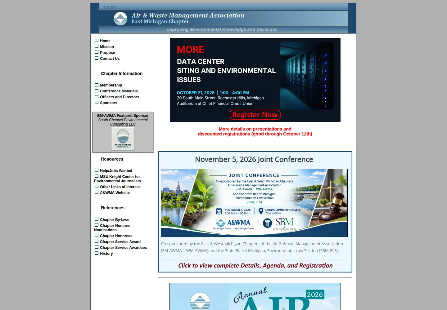 Screenshot of emawma.org