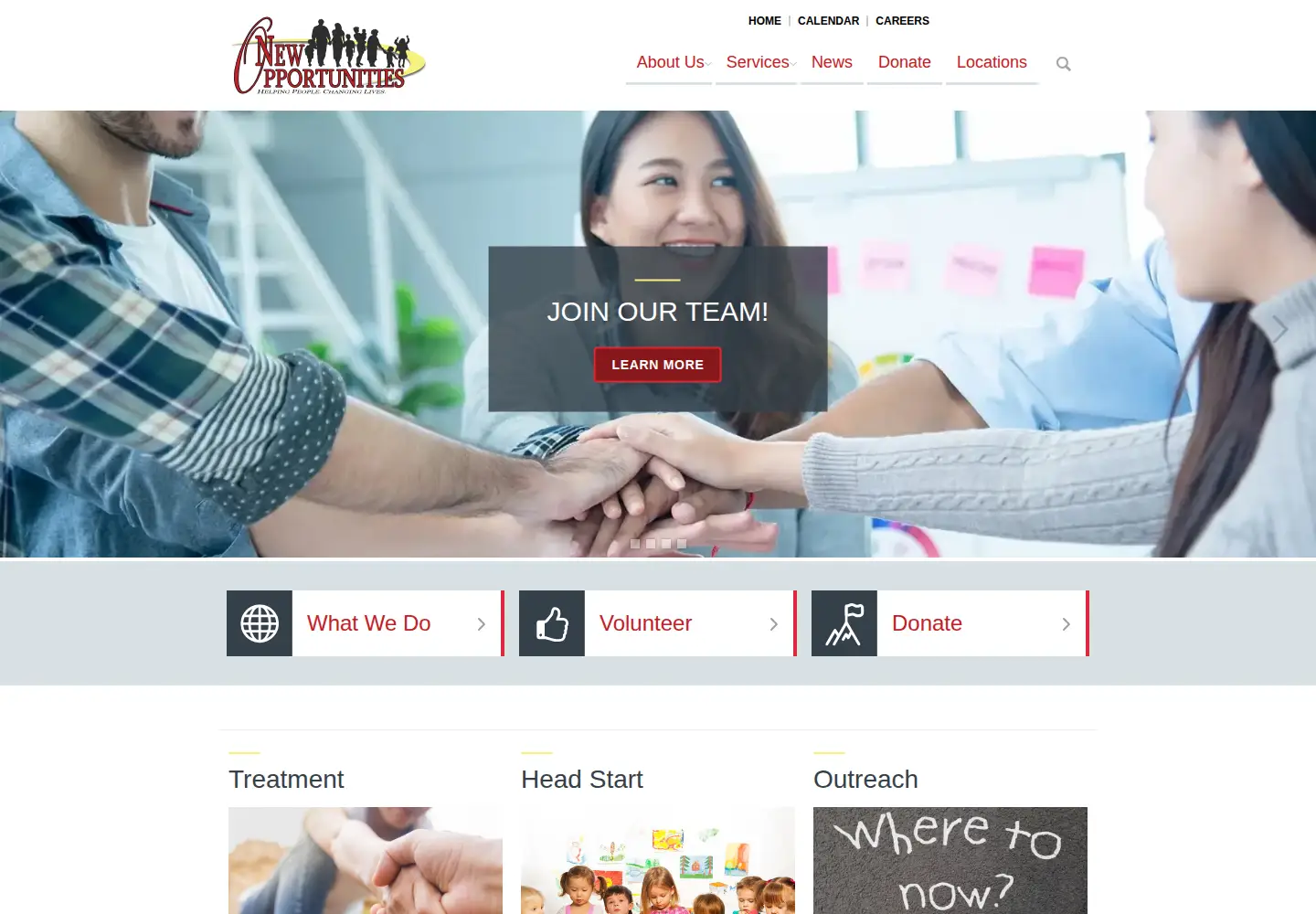 Screenshot of newopp.org