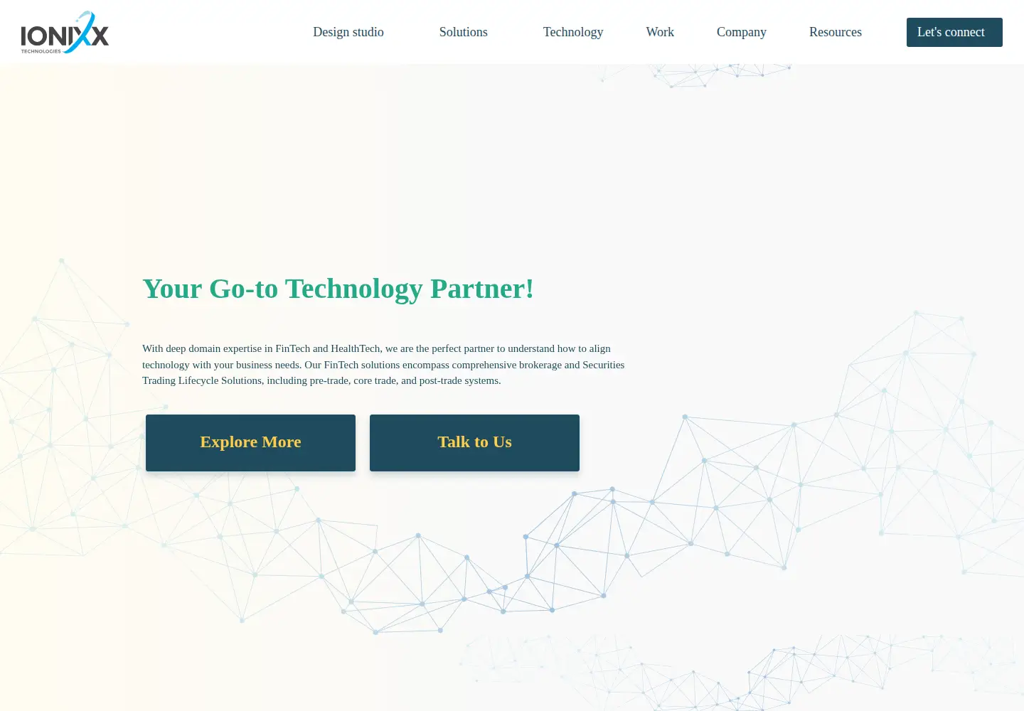 Screenshot of ionixxtech.com