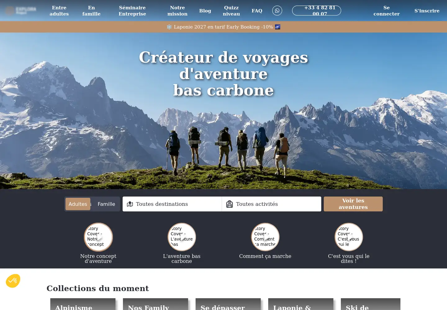 Screenshot of explora-project.com
