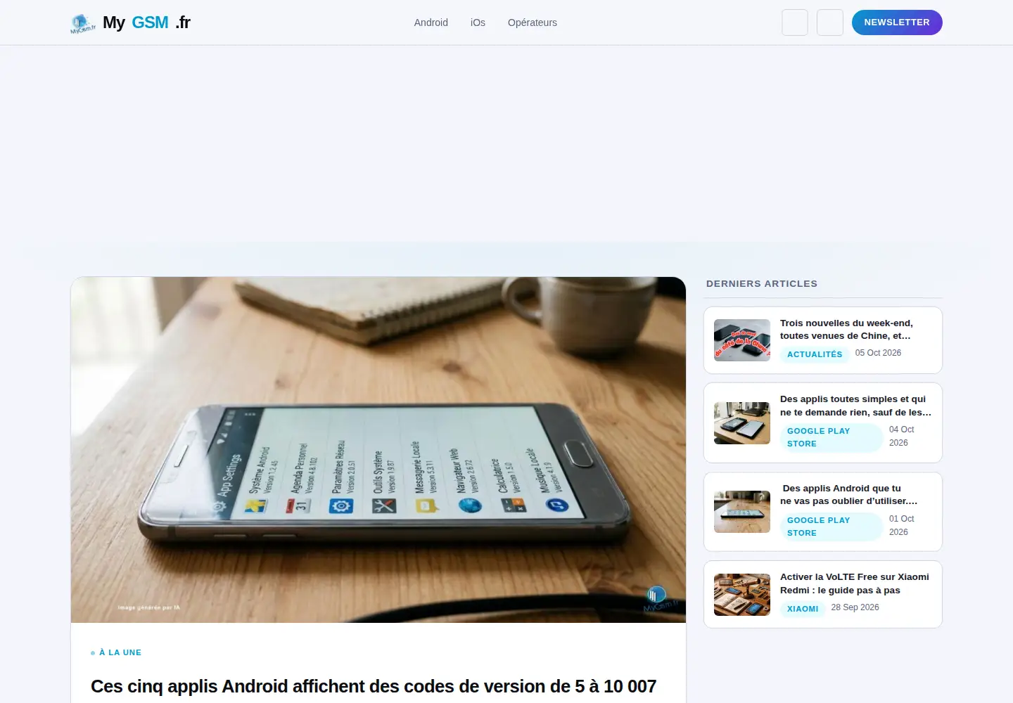 Captured homepage of mygsm.fr in the current scan