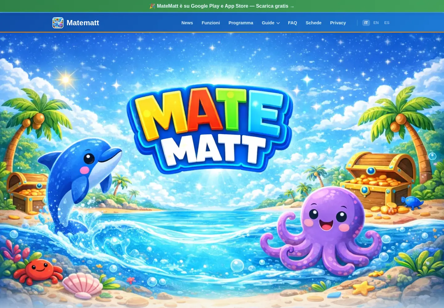 Captured homepage of matematt.app in the current scan