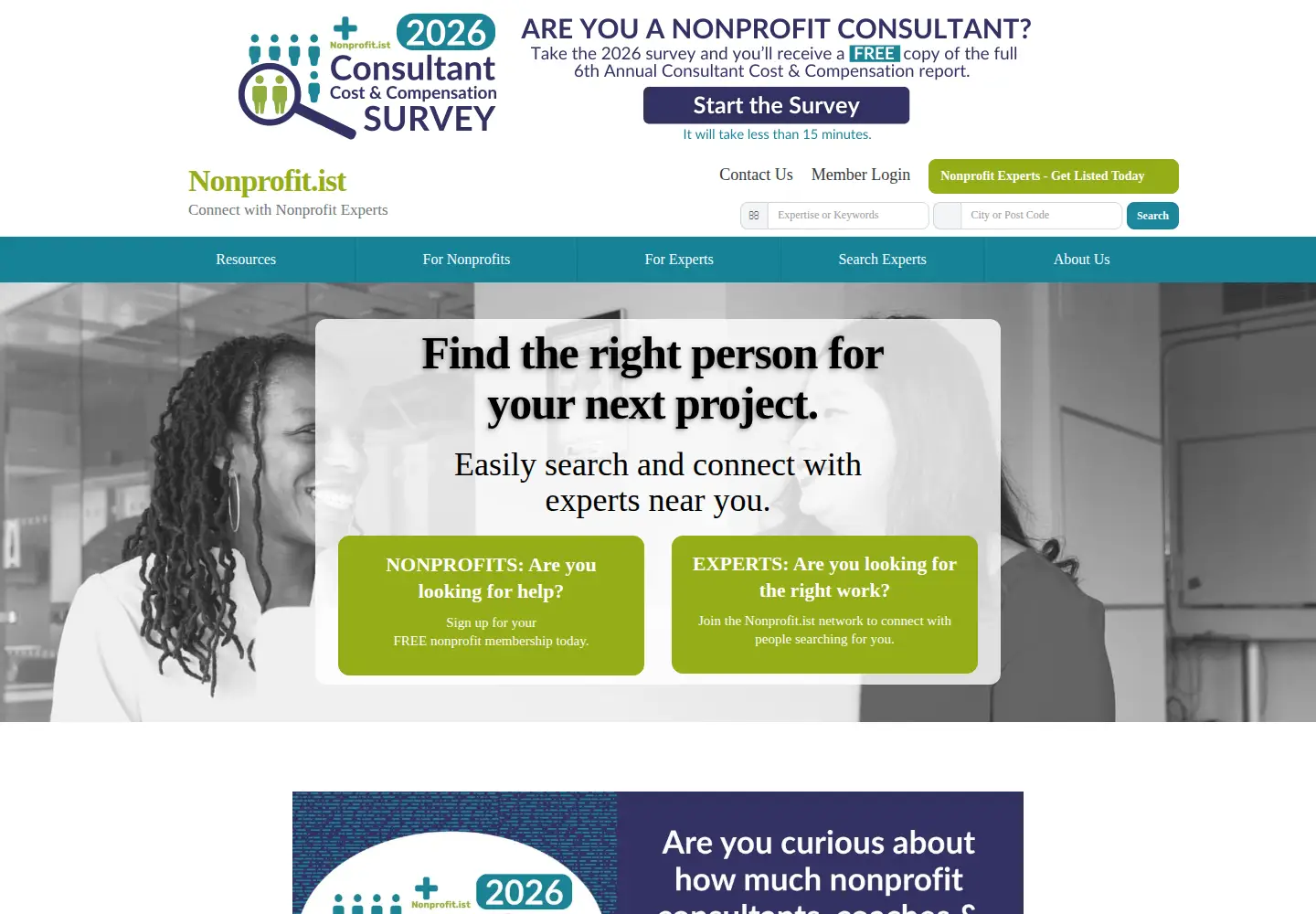 Screenshot of nonprofit.ist