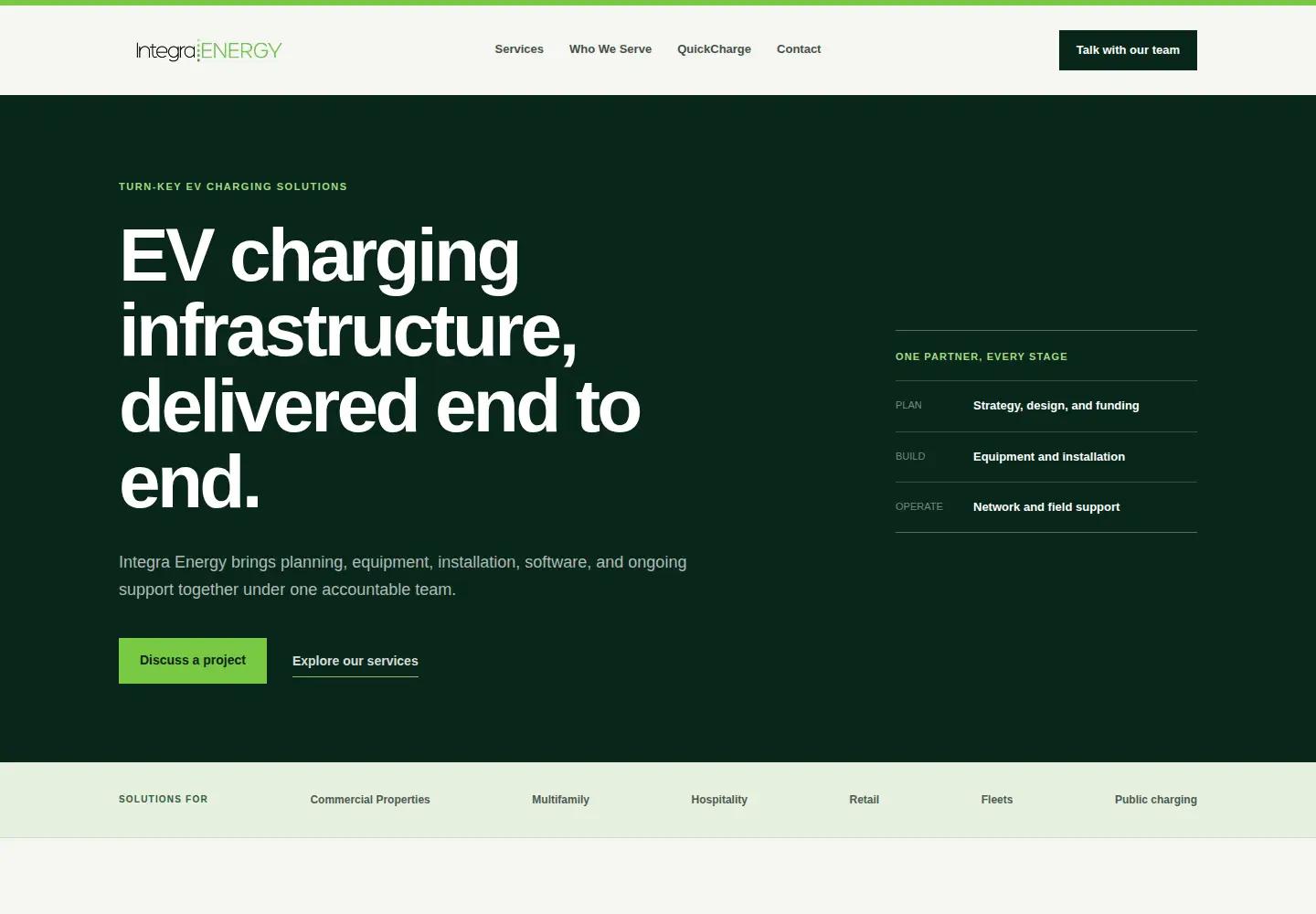 Screenshot of integraenergy.com