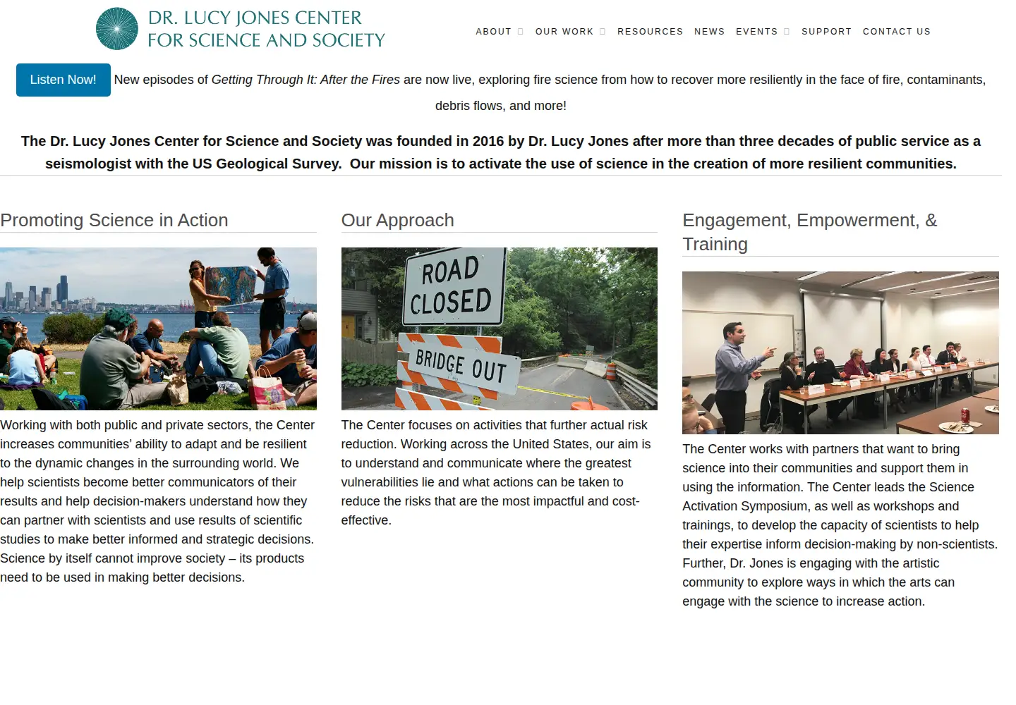 Screenshot of drlucyjonescenter.org