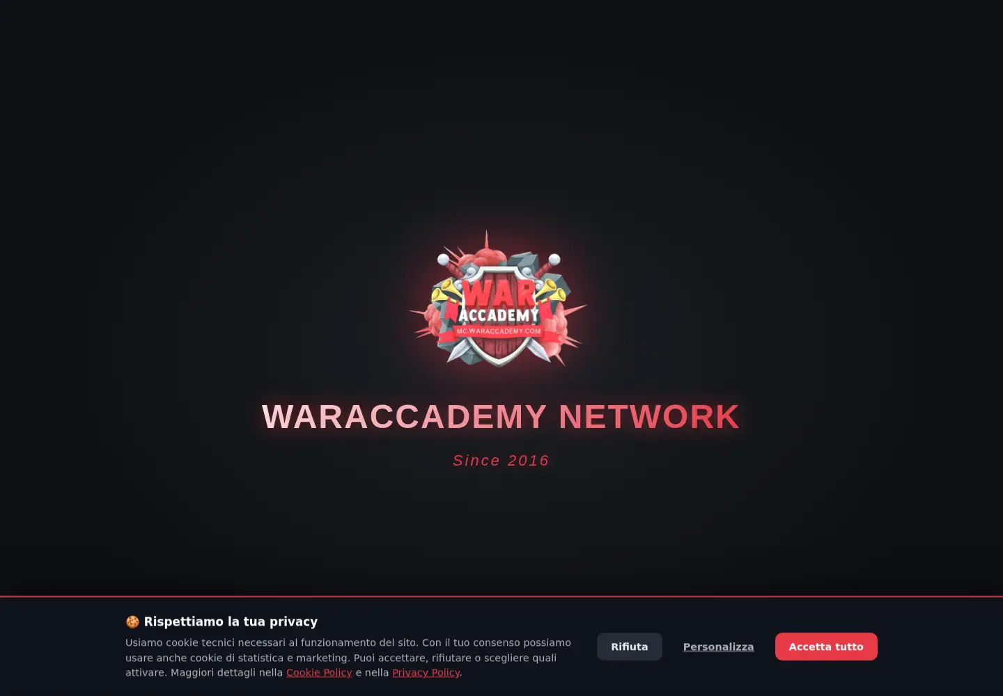 Screenshot of waraccademy.com
