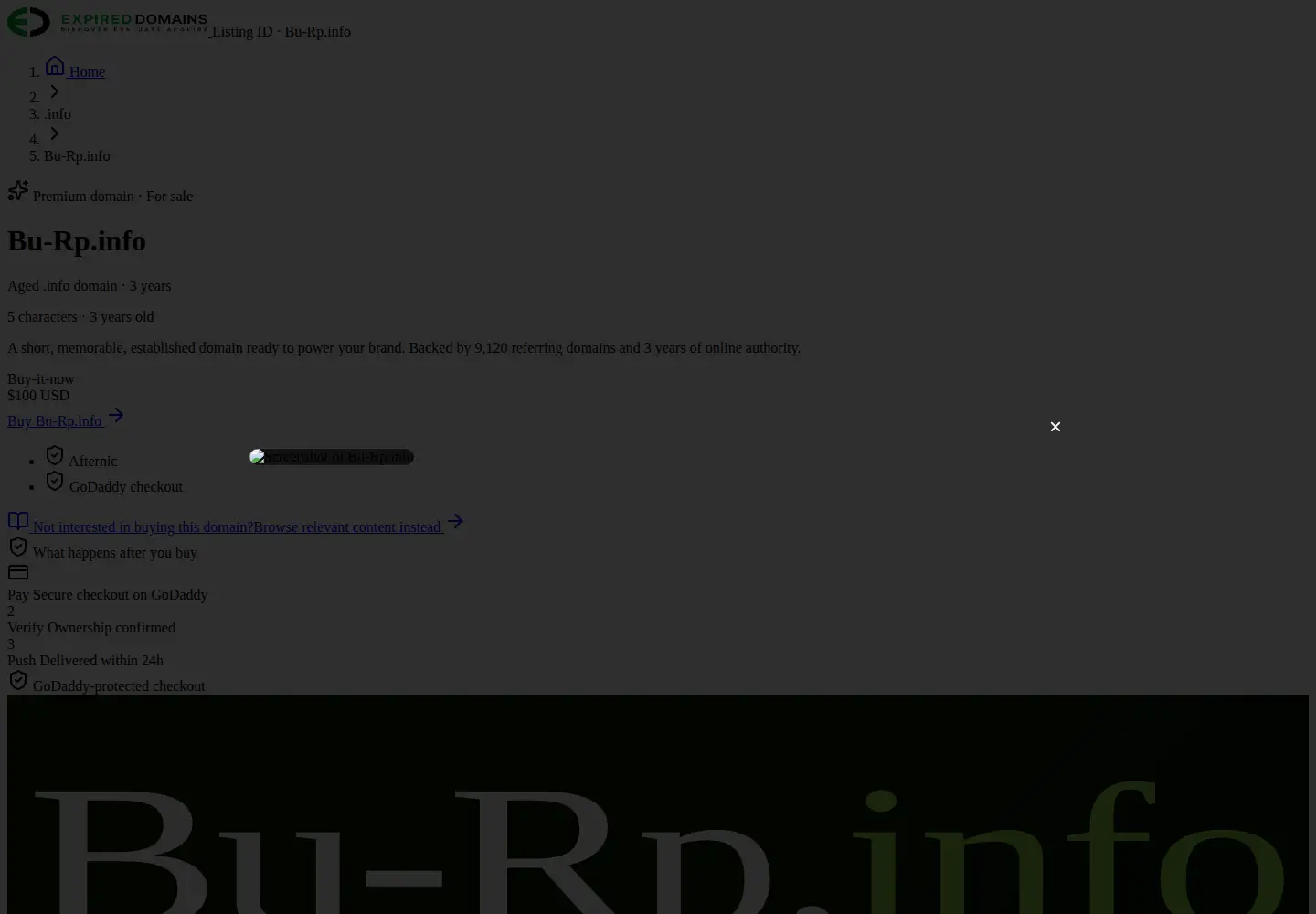 Screenshot of bu-rp.info