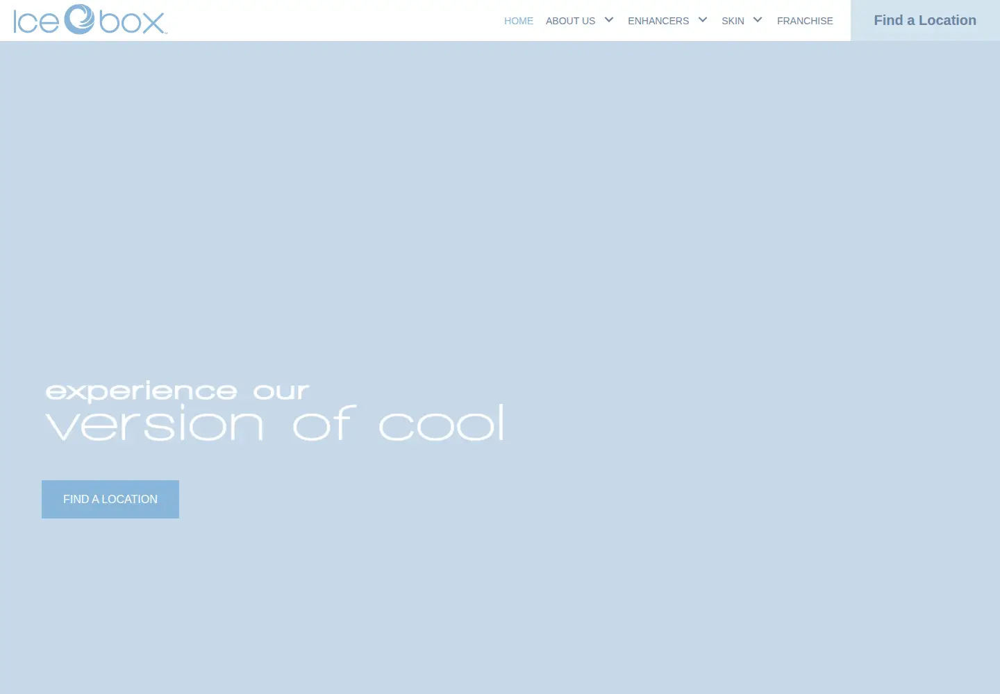 Screenshot of iceboxtherapy.com