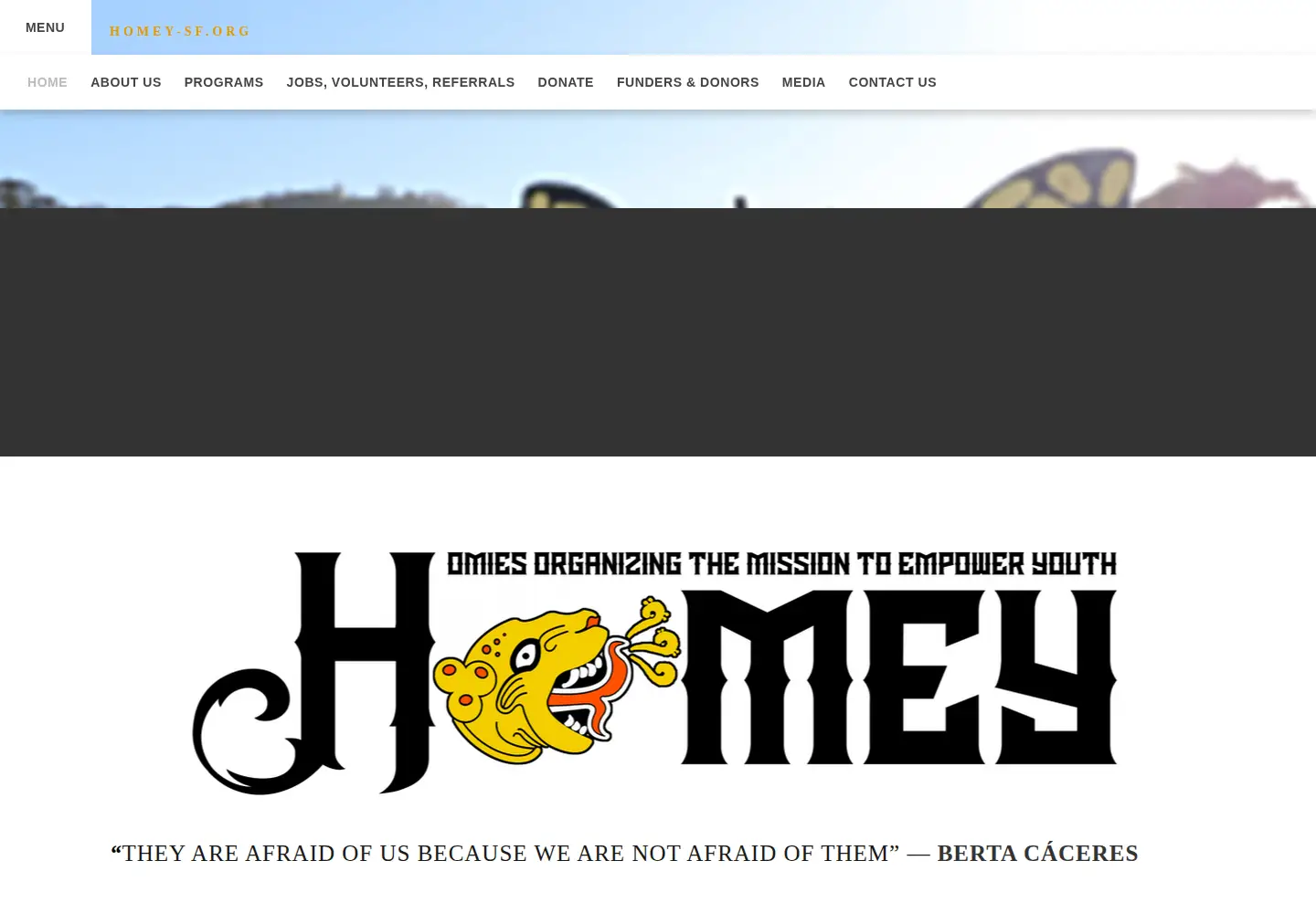 Screenshot of homey-sf.org