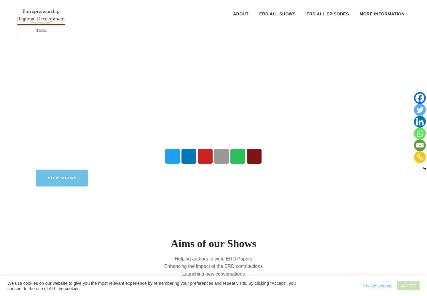 Captured homepage of entrepreneurship-erd.com in the current scan