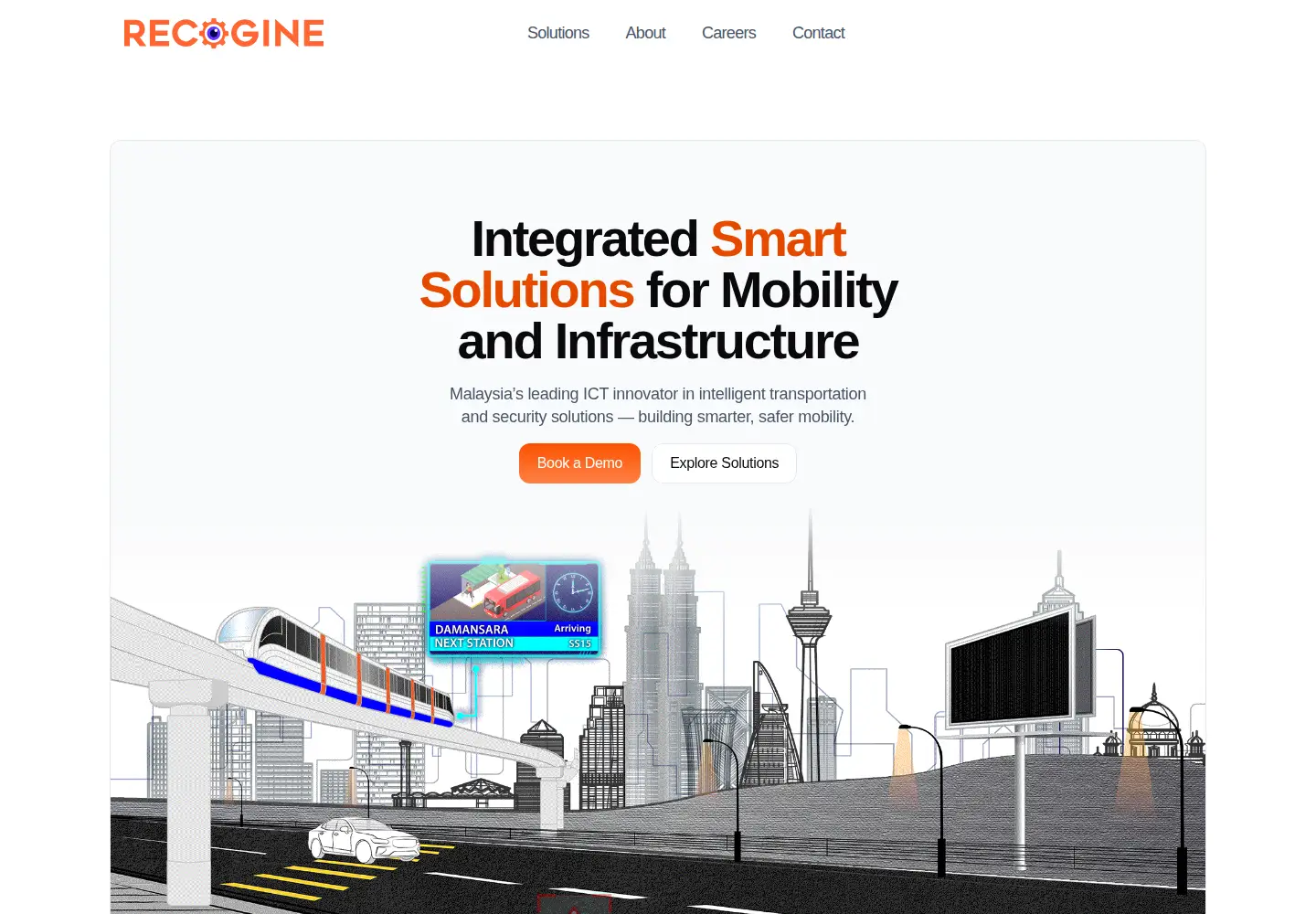 Screenshot of recogine.com