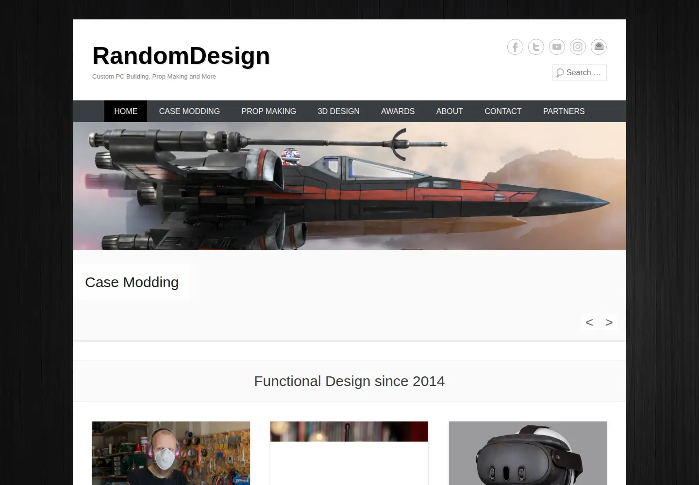 Screenshot of randomdesign.org
