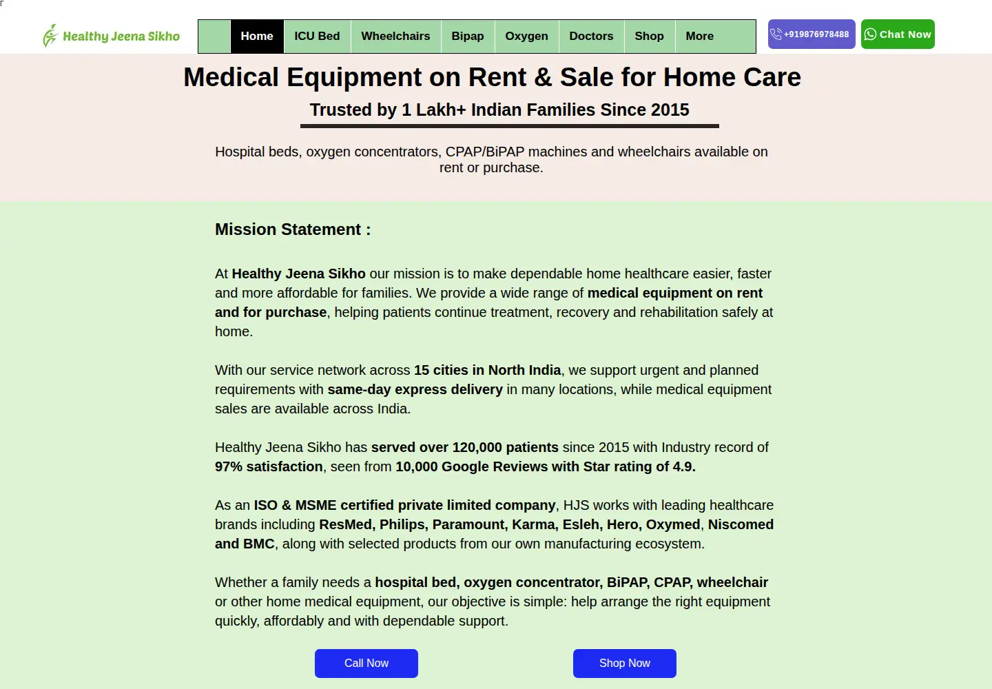 Screenshot of healthyjeenasikho.com