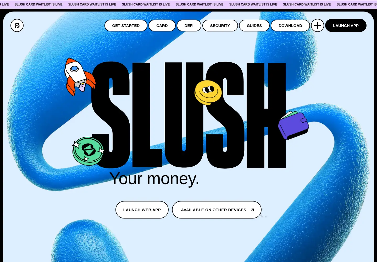 Screenshot of slush.app