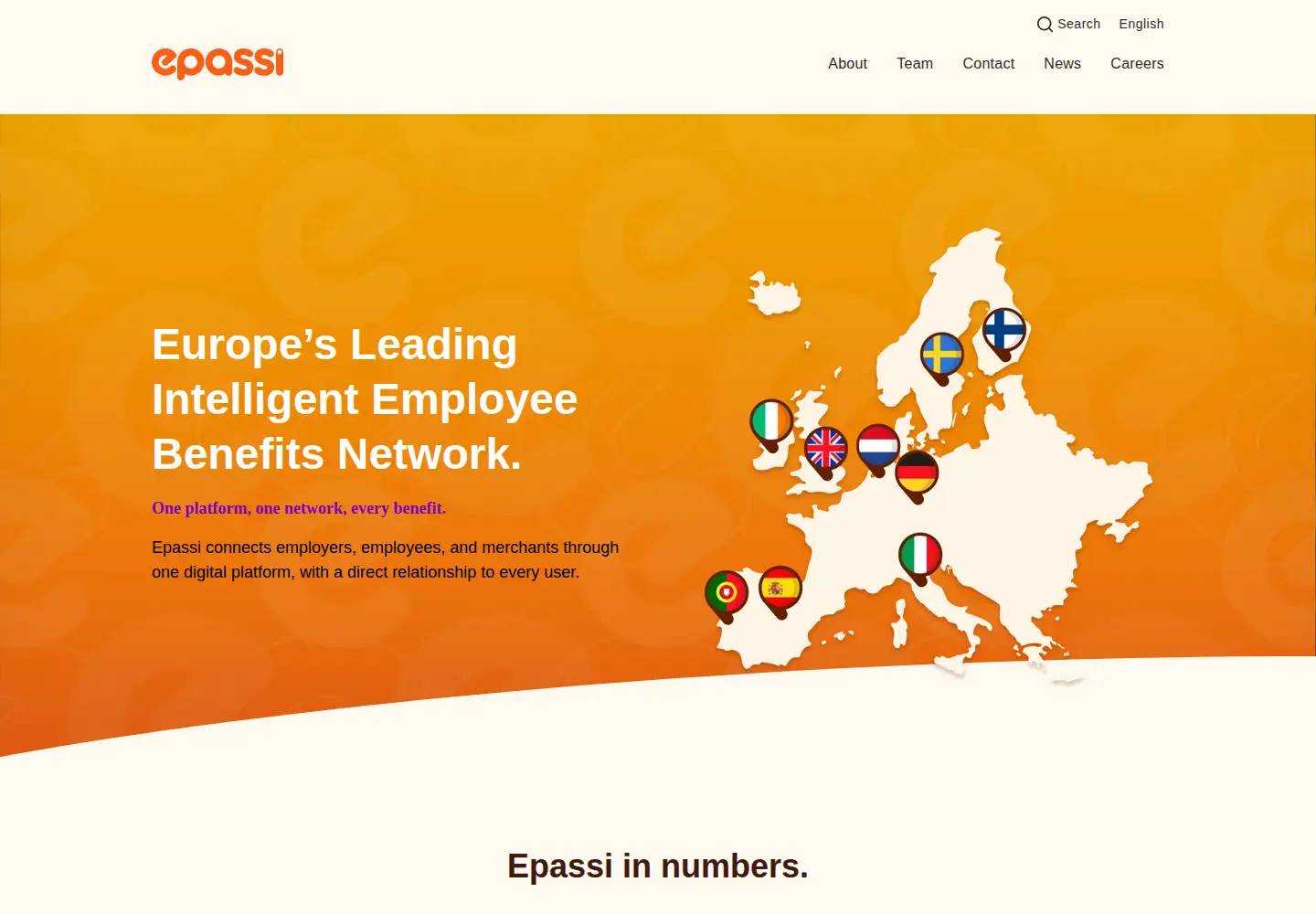 Screenshot of epassi.com
